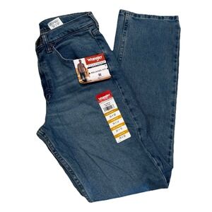 Wrangler Men's 29X32 relaxed Fit Stretch Jeans Blue Denim NWT